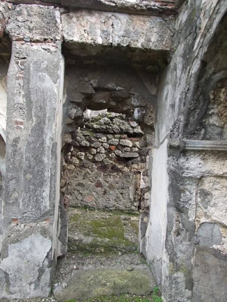 VI.10.7 Pompeii. March 2009. Room 15. Garden area. East side. Door at south end leading to corridor on east and south sides.