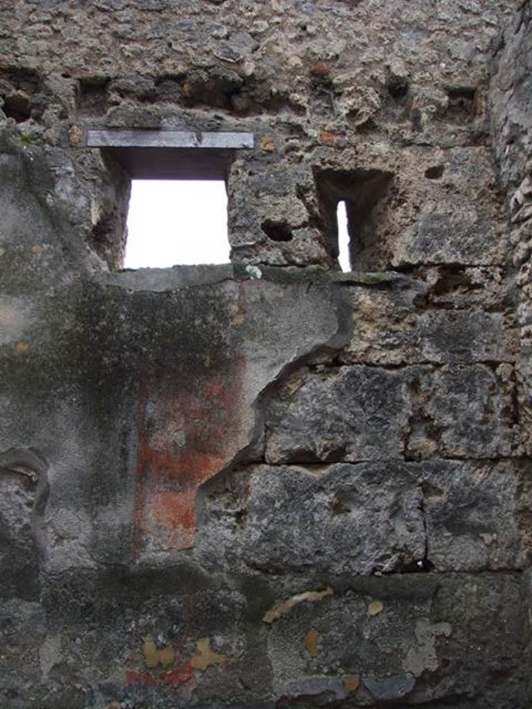 VI.10.11 Pompeii. March 2009. Room 12, west wall of cubiculum on west side of atrium.  

