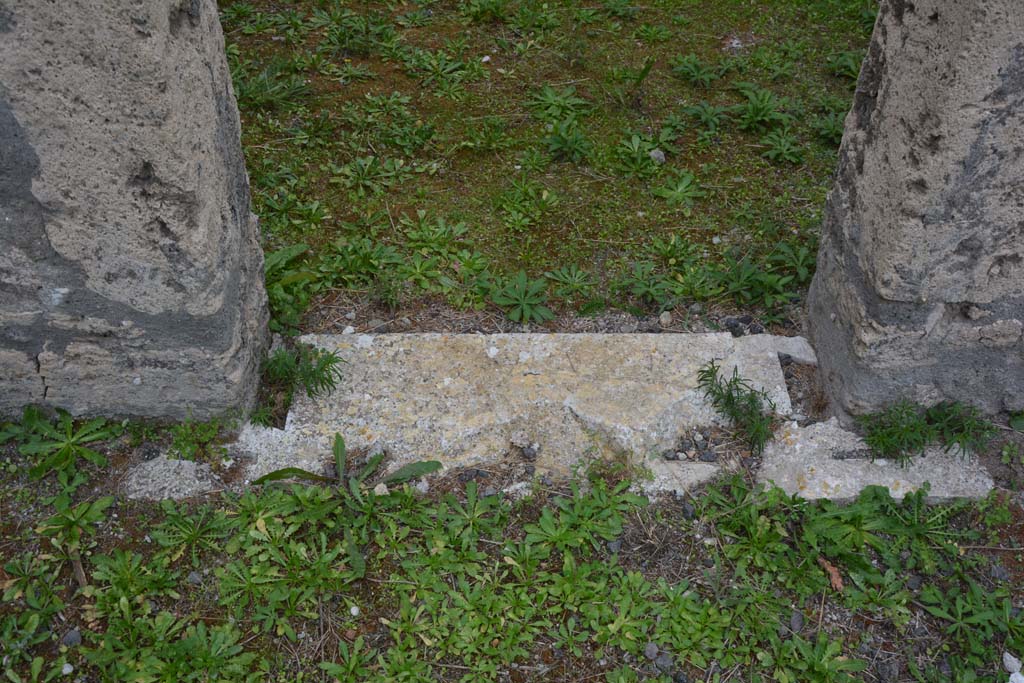 VI.11.9 Pompeii. October 2017. Room 6, doorway threshold.
Foto Annette Haug, ERC Grant 681269 D�COR

