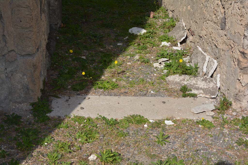 VI.11.9 Pompeii. October 2017. Doorway threshold to corridor 15 on north side of atrium.
Foto Annette Haug, ERC Grant 681269 D�COR.


