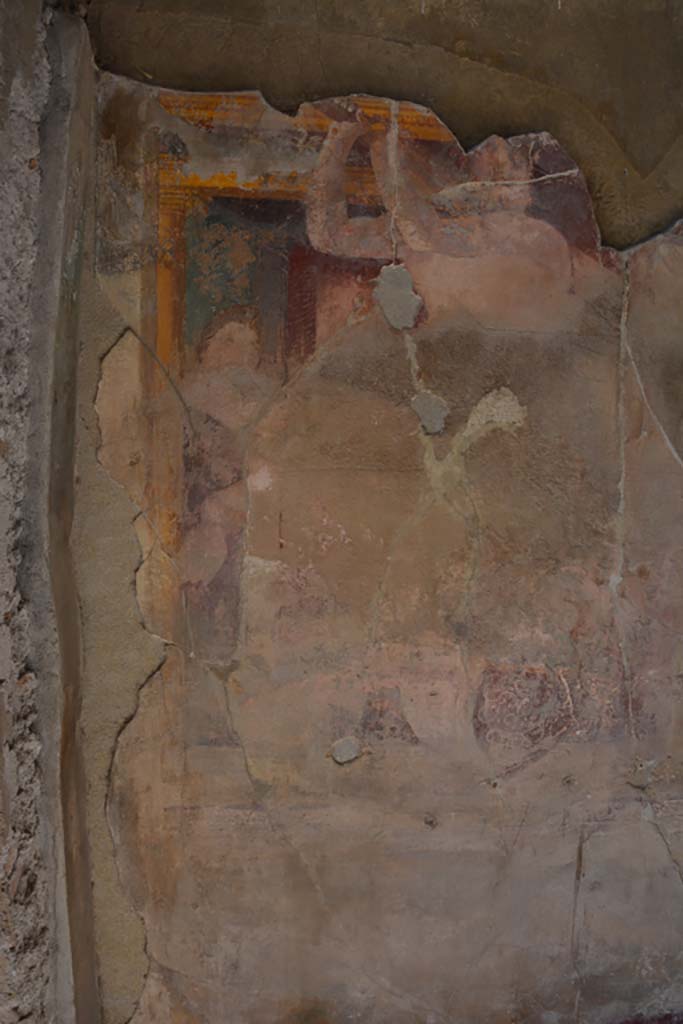 VI.11.10 Pompeii. December 2017. Room 42, west wall at south end near doorway.
Foto Annette Haug, ERC Grant 681269 D�COR
