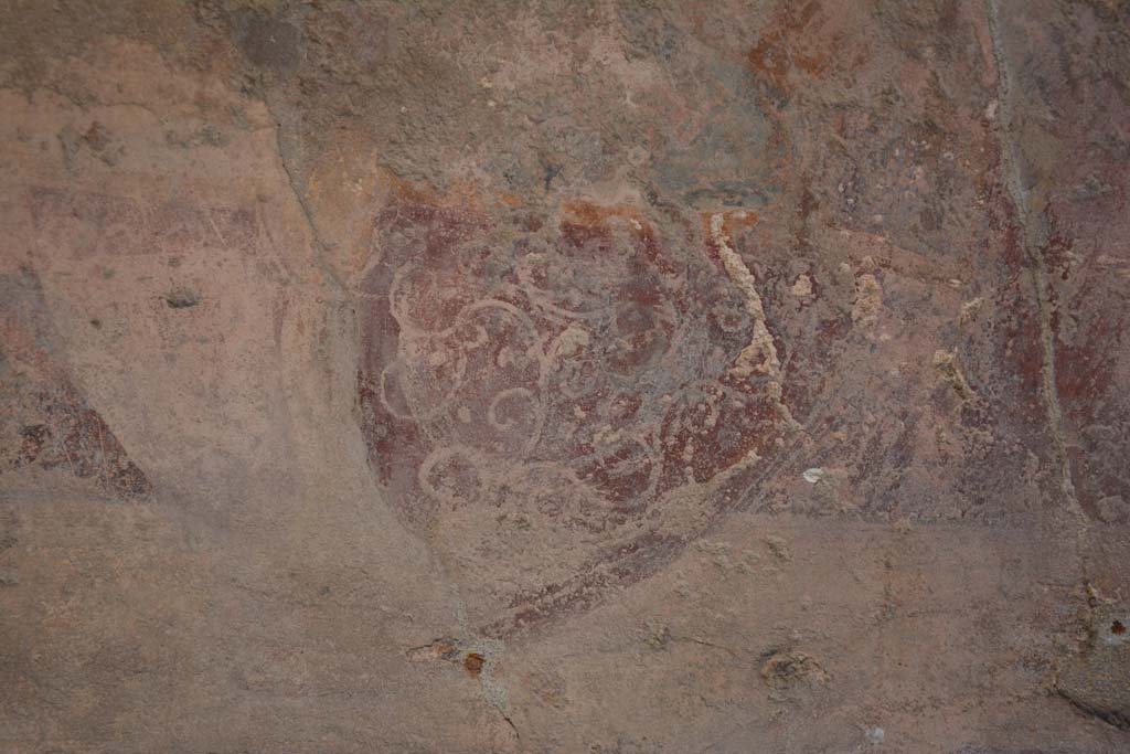 VI.11.10 Pompeii. December 2017. Room 42, detail from west wall at south end near doorway.
Foto Annette Haug, ERC Grant 681269 D�COR

