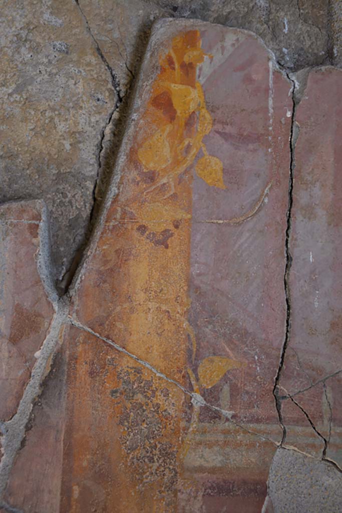 VI.11.10 Pompeii. December 2017. 
Room 42, detail from east wall, on north side of doorway to room 43.
Foto Annette Haug, ERC Grant 681269 D�COR
