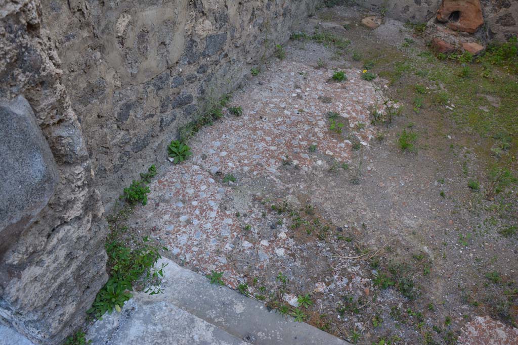 VI.11.10 Pompeii. October 2017. Room 26, detail of flooring near north wall.
Foto Annette Haug, ERC Grant 681269 D�COR

