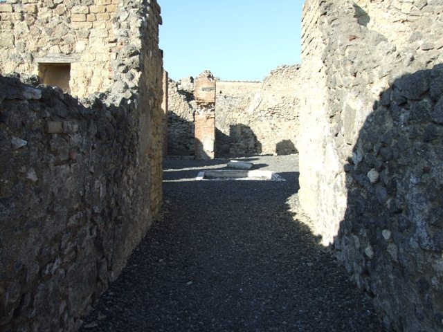 VI.14.5 Pompeii. December 2007. Impluvium in atrium.