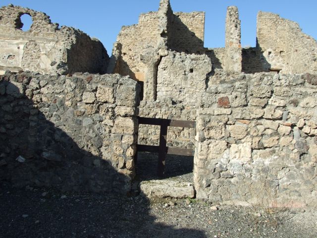 VI.14.15 Pompeii. December 2007. Looking towards the north wall, in the rear room.