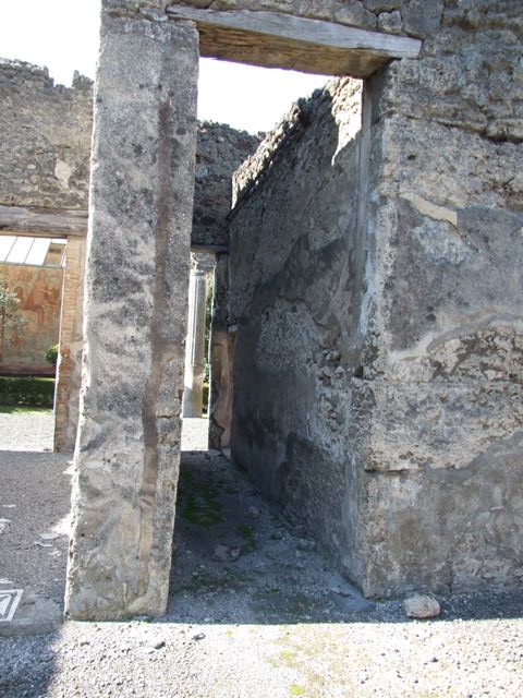 VI.14.20 Pompeii. March 2009. Room 5. Andron. Looking east to front of house.