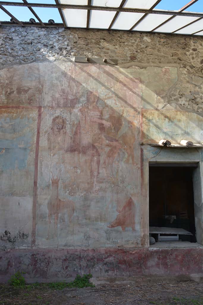 VI.14.20 Pompeii. October 2019. 
Room 18, Orpheus and the animals on west wall of garden area.
Foto Annette Haug, ERC Grant 681269 D�COR.
