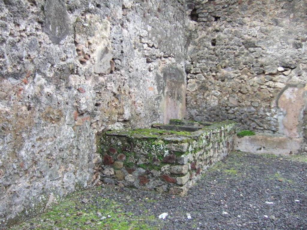 VI.14.21 Pompeii. December 2007. Looking west through doorway to atrium of VI.14.22.  