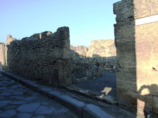 VI.14.44 Pompeii. December 2007. Rear room in north-west corner.