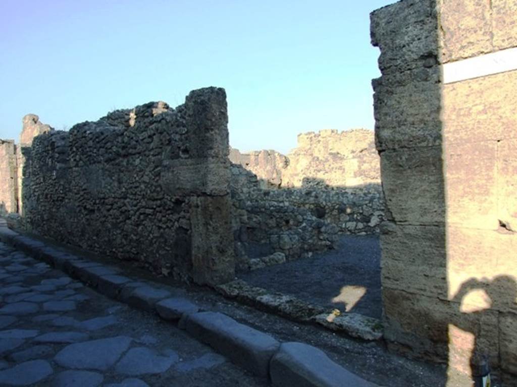 VI.14.44 Pompeii. December 2007. Rear room in north-west corner.