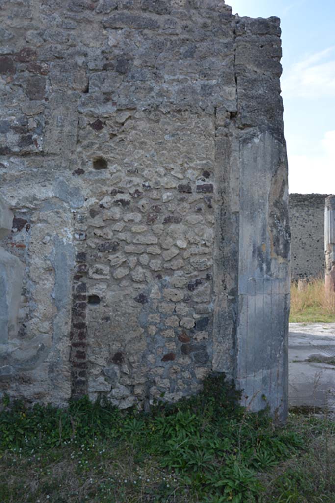 VI 15 5 Pompeii. March 2019. Room 1, atrium, west wall of atrium on south side of tablinum 7. 
Foto Annette Haug, ERC Grant 681269 D�COR.

