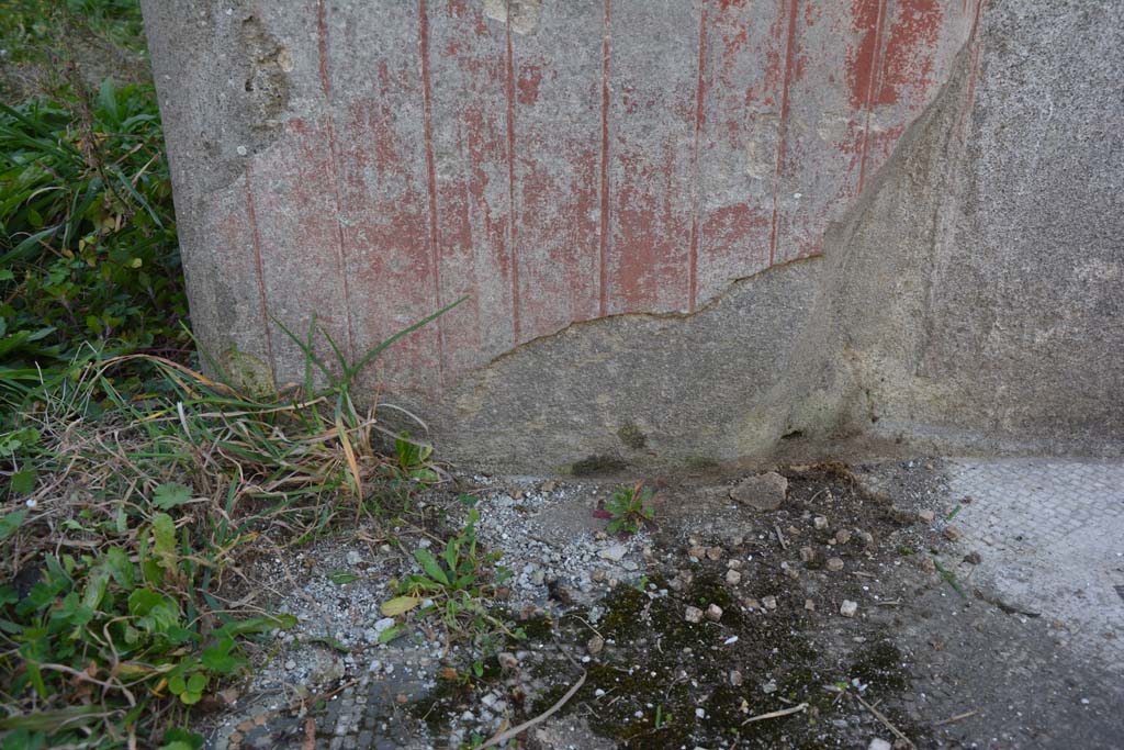 VI 15 5 Pompeii. March 2019. Tablinum 7, lower south wall pilaster at east end.
Foto Annette Haug, ERC Grant 681269 D�COR.
