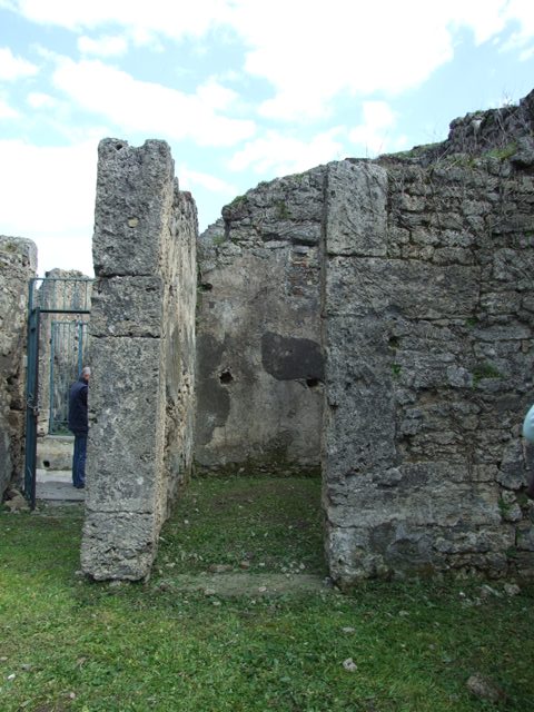 VI.15.6 Pompeii. March 2009. Room 5. Tablinum. Looking north west.