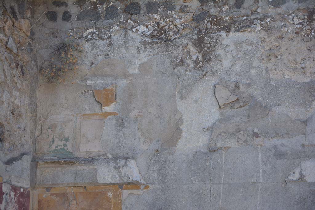 VI.16.19 Pompeii. July 2017. Room J, detail from upper south wall. 
Foto Annette Haug, ERC Grant 681269 D�COR.
