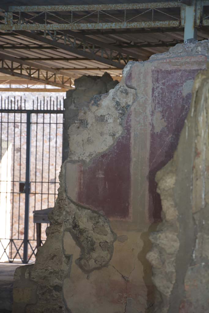 VI.17.41 Pompeii. September 2019. Detail from north end of east wall in south ala.
Foto Annette Haug, ERC Grant 681269 D�COR.
