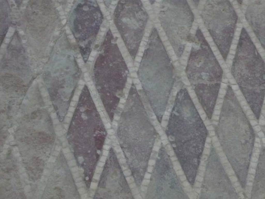 VII.1.8 Pompeii. May 2012. Detail of floor in women�s changing room 11. Photo courtesy of Buzz Ferebee.

