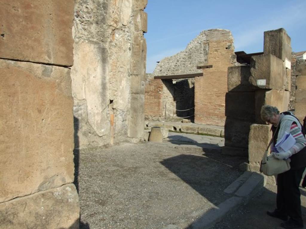 VII.1.12 Pompeii. December 2007. West wall.