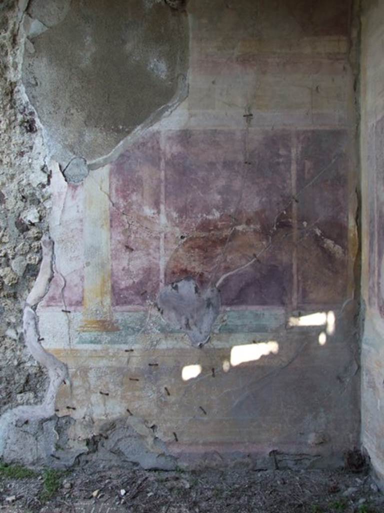 VII.2.16 Pompeii. March 2009. Room 12. Corridor, looking west, with door to Room 14 on south side.