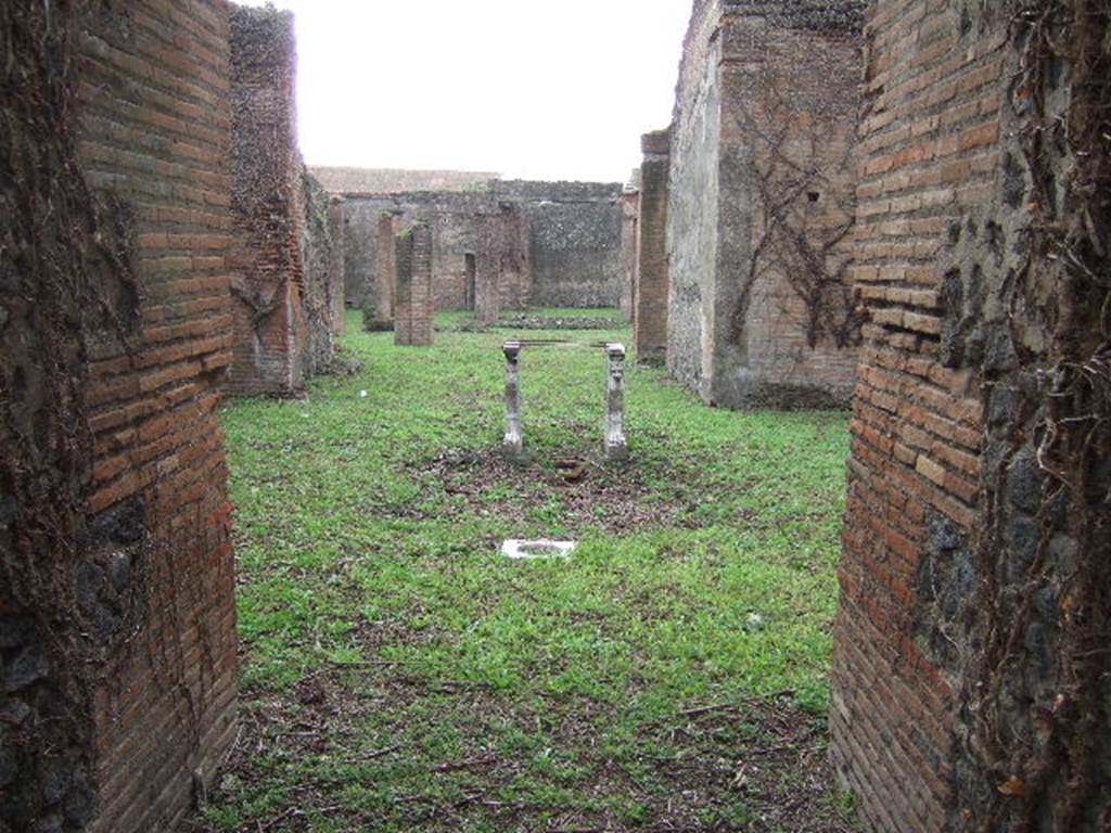 VII.2.18 Pompeii. December 2005. Room 1. Looking south across atrium.