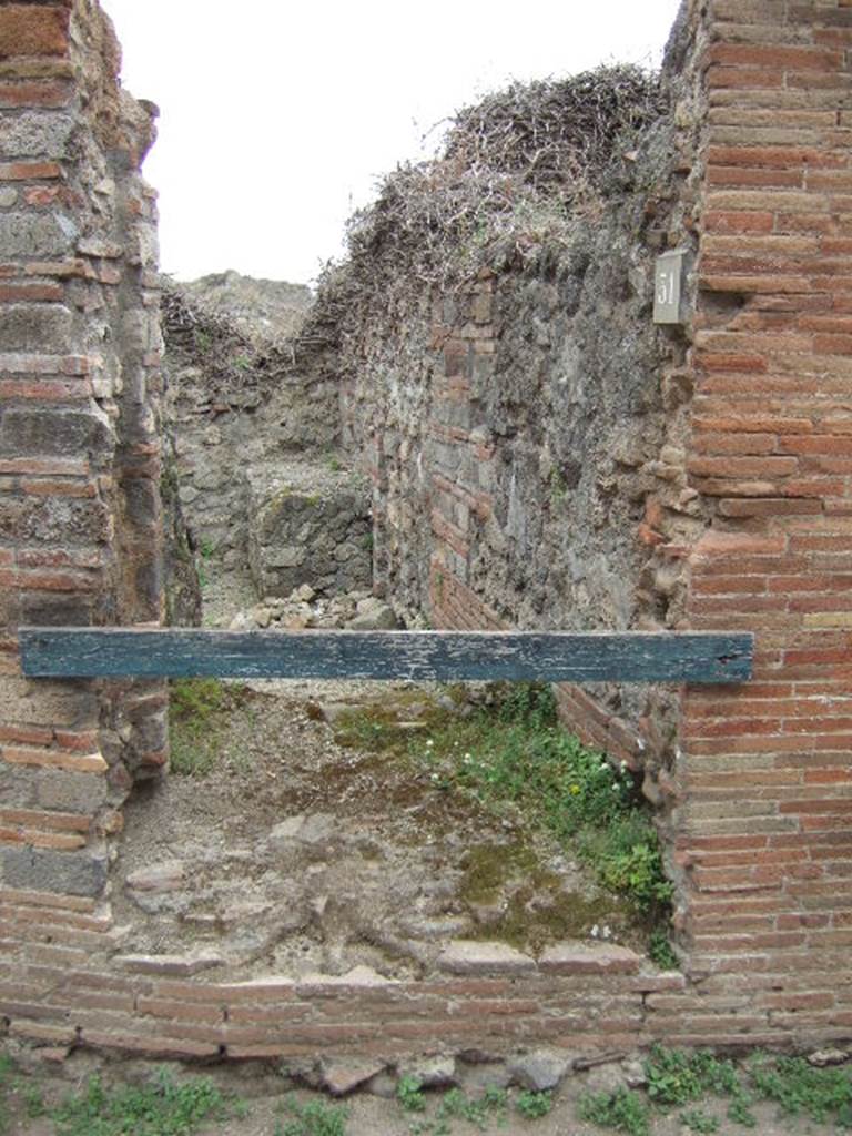 VII.2.31 Pompeii. May 2006. Plaque.