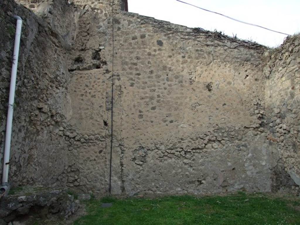 VII.2.46 Pompeii. December 2007. North wall.