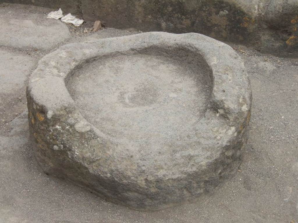 Stepping stone in road outside VII.2.46. May 2006.