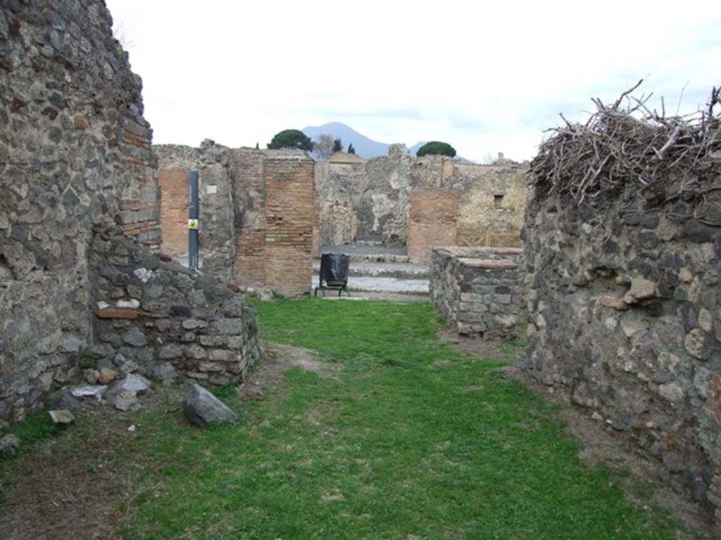 VII.3.1 Pompeii. December 2007. Looking north from rear towards entrance.