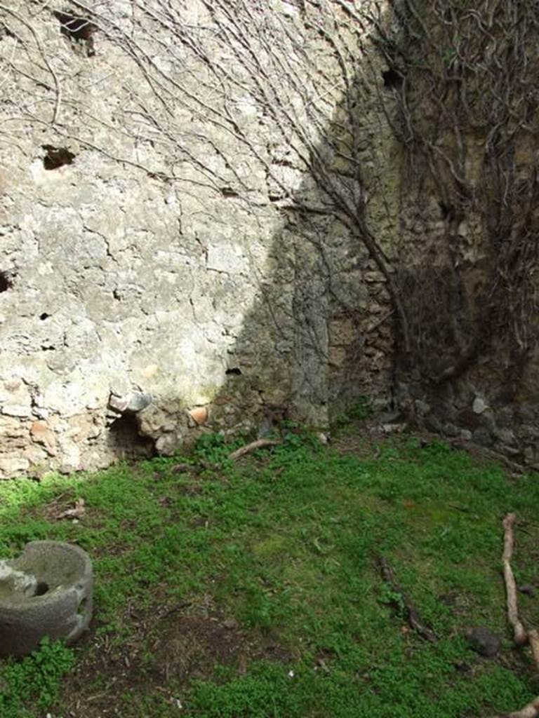 VII.3.4 Pompeii. March 2009. West wall of Kitchen.