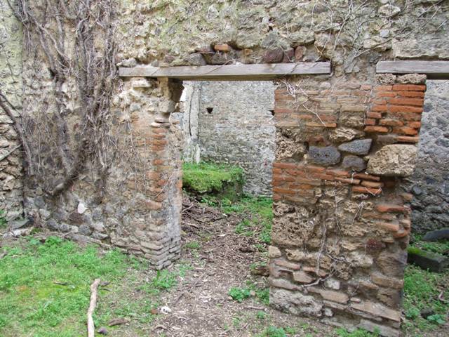 VII.3.4 Pompeii. March 2009. West wall of storeroom.