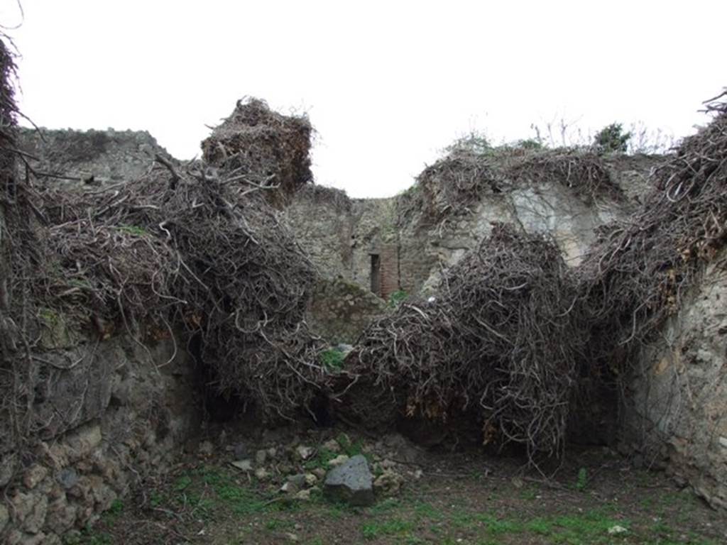 VII.3.20 Pompeii. Shop. December 2007. West wall.