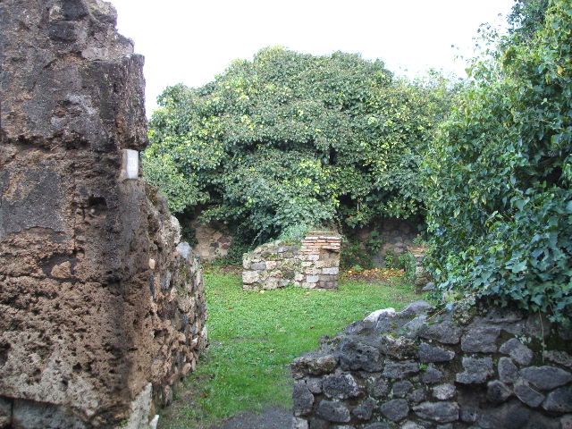 VII.3.39 Pompeii. December 2007. West wall.