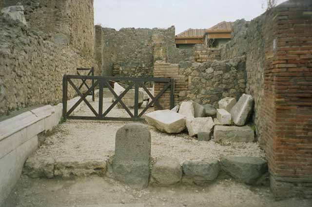 VII.4.2 Pompeii. June 2010. Material stored in the middle of VII.4.2. Photo courtesy of Rick Bauer.