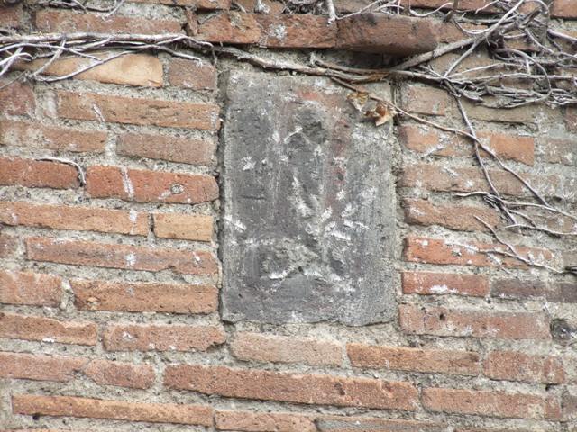 VII.4.27 Pompeii. December 2005. Plaque.