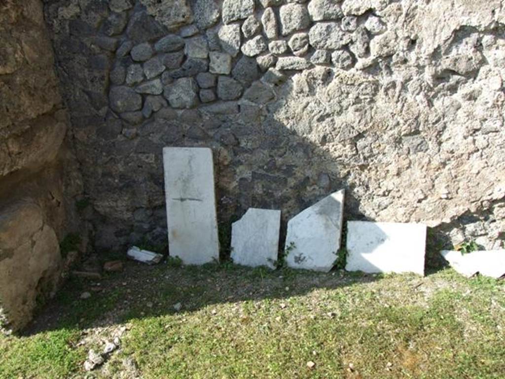 VII.4.31 Pompeii. March 2009. Room 8. North wall.