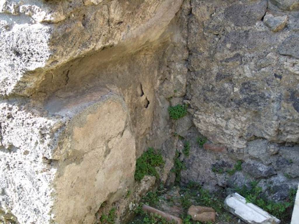 VII.4.31 Pompeii. March 2009. Room 8. Cubiculum. North west corner.