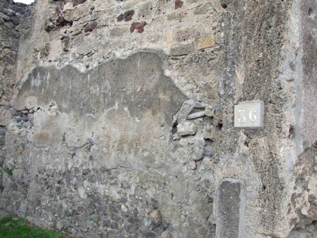VII.4.36 Pompeii.  December 2007.  Lower part of staircase to upper floor.