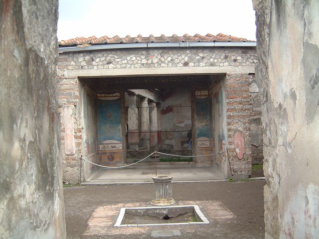 VII.4.48 Pompeii. December 2007. Room 7. Kitchen. Hearth or Bench.