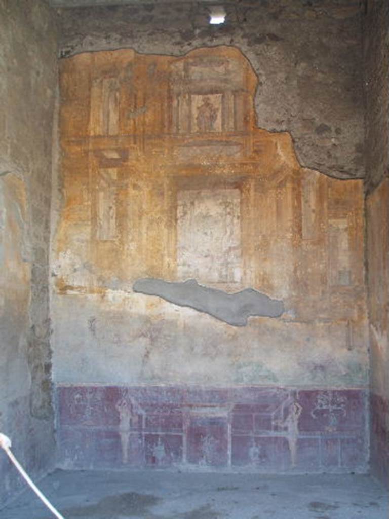 VII.4.48 Pompeii. December 2007. Room 13. Ala. West wall.