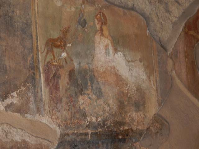 VII.4.48 Pompeii. December 2007. Peristyle. South west corner.