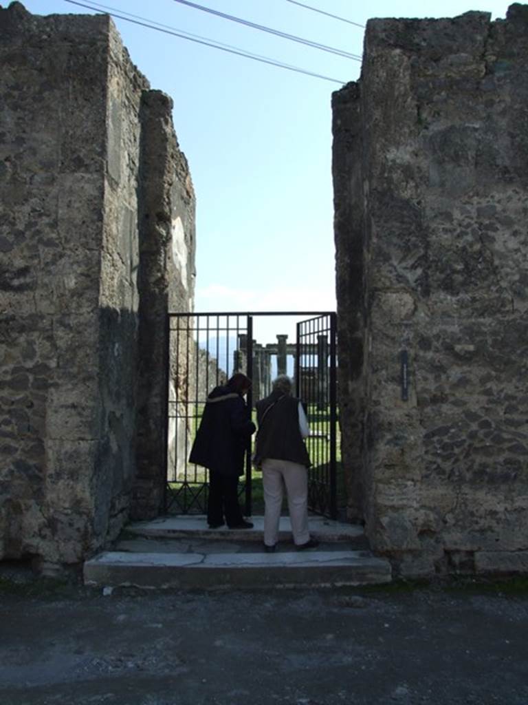 VII.4.57. Pompeii. March 2009. Entrance.