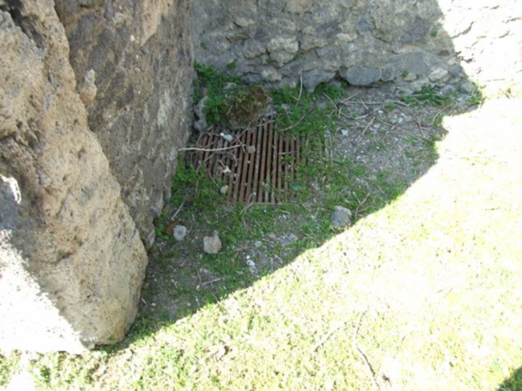 VII.4.57. Pompeii. March 2009. Room 3. Kitchen? North west corner with well.
