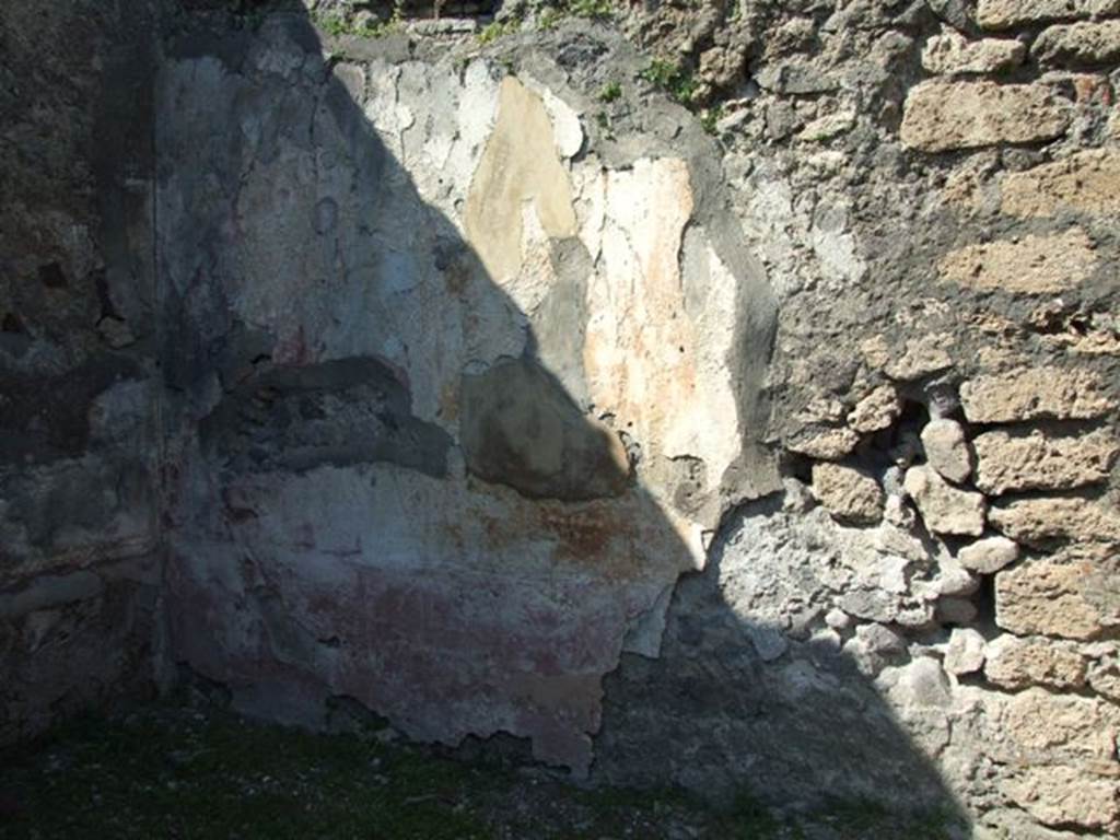 VII.4.57. Pompeii. March 2009. Room 10. Cubiculum. North wall.