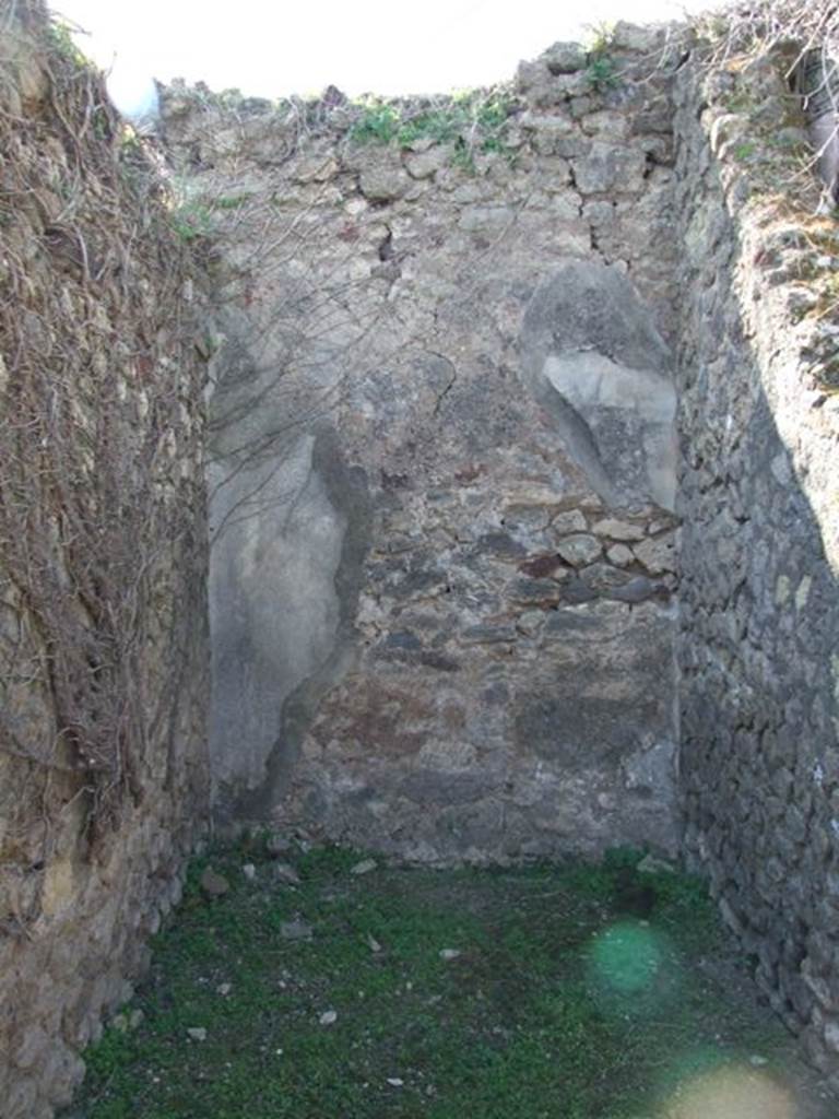 VII.4.57. Pompeii. March 2009. Room 11. Cubiculum. West wall.