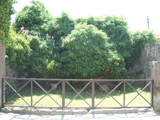 VII.4.58 Pompeii. December 2007. Two rear staircases leading to upper floor. Looking east along south wall.