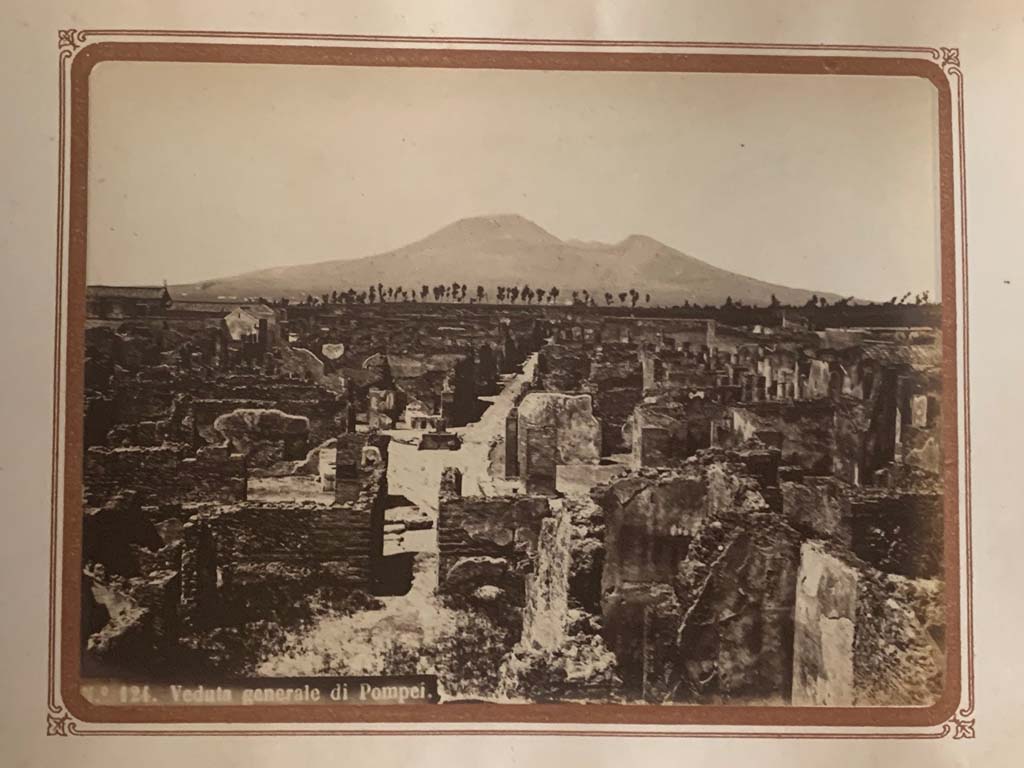 VII.6.7 Pompeii. From an album by Roberto Rive, dated 1868.
Looking north towards the entrance doorway, centre left in photo. Photo courtesy of Rick Bauer.