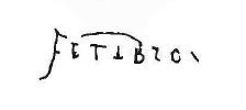 50. On the white stucco of a peristyle column, in a decorative motif, (baccellatura) above a design representing a gladiator –