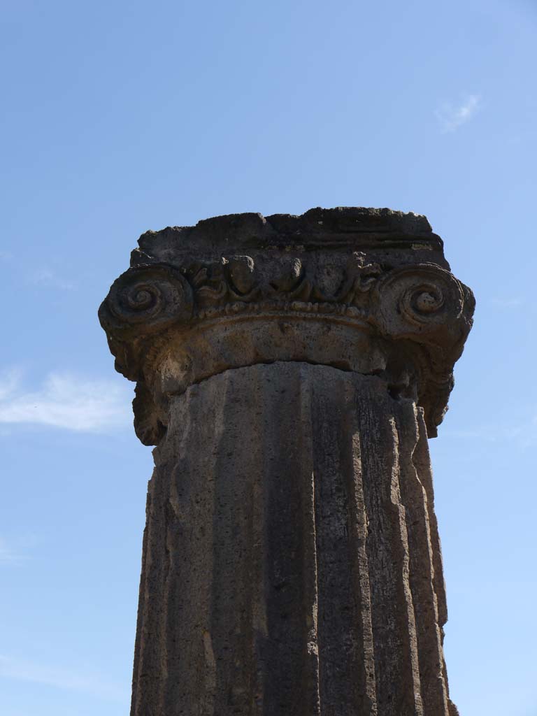 VII.8.01 Pompeii. September 2018. Capital on column.
Foto Anne Kleineberg, ERC Grant 681269 DÉCOR.