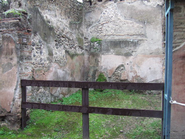 VII.11.13 Pompeii. December 2006. North wall.