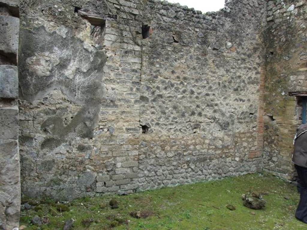 VII.11.14 Pompeii.  March 2009. Garden area �A�.  South wall.
